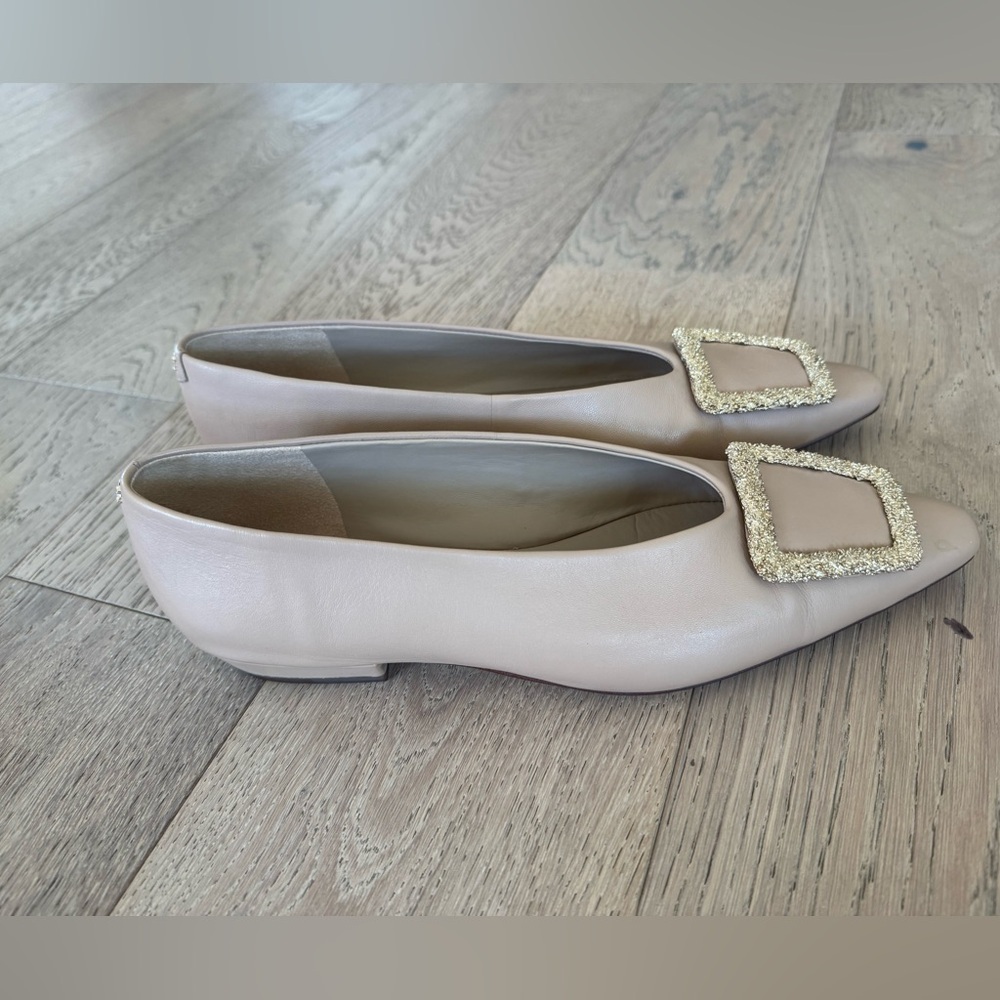 Sam Edelman Womens Janina Flat Tan Size 9.5